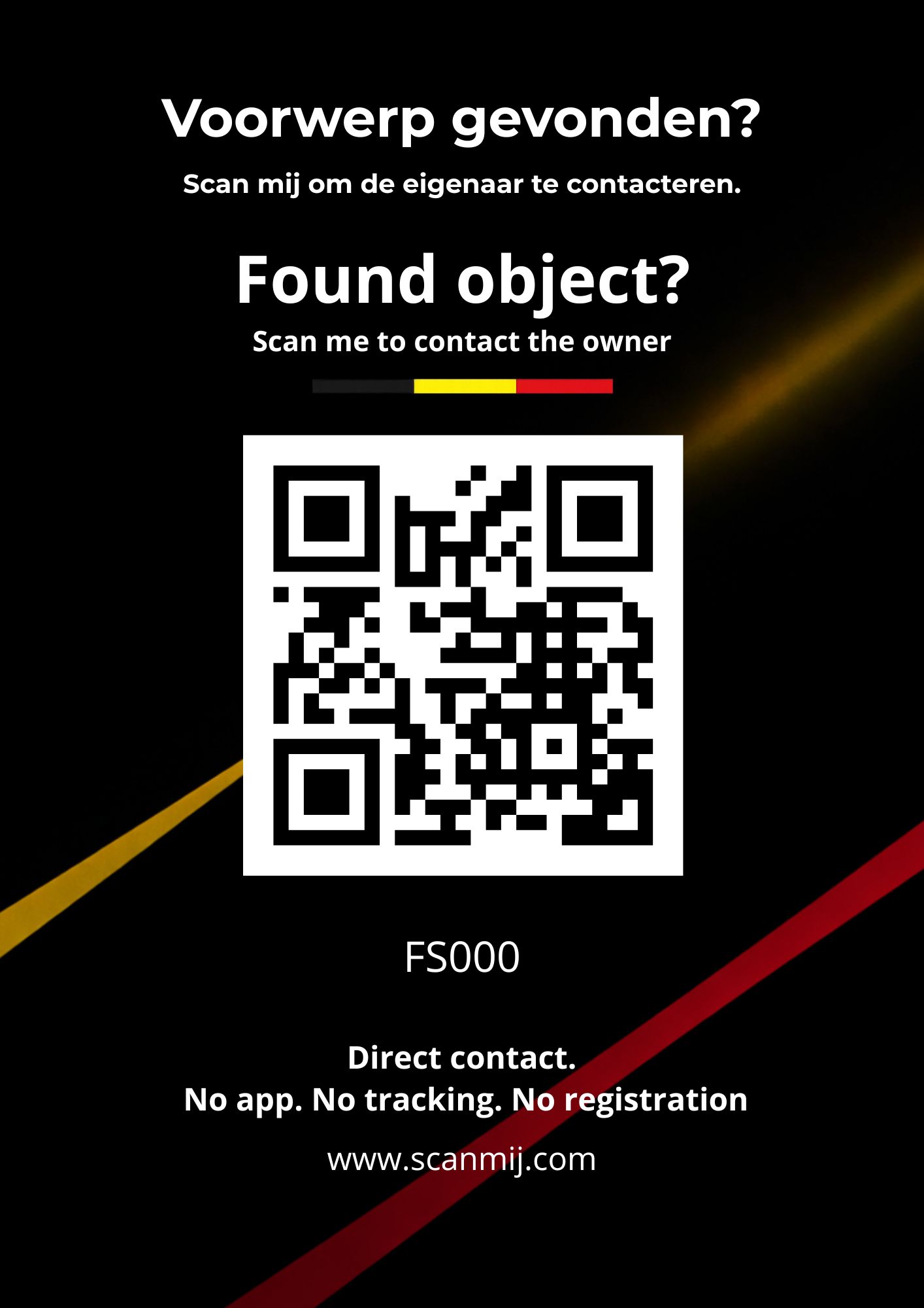 SCANMIJ QR Sticker